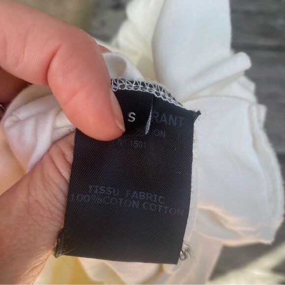 Isabel Marant cream  Short Sleeve T-Shirt wrap dress size small - Picture 14 of 14